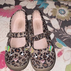 Girls Harper Canyon Leopard Cat Mary Jane shoes size 12